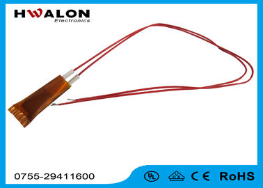 ฉนวนกันความร้อนกระดาษสีเหลือง PTC เครื่องทำเซรามิค 105 องศา 3.6V - 220V พร้อมตะกั่ว
