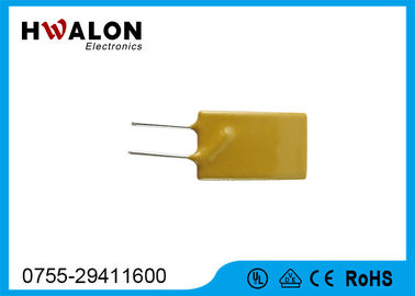 Thermal PPTC แบบฟิวส์ Thermistor 0.1-30A ประเภทตะกั่วรัศมีสีเหลืองสำหรับโทรศัพท์