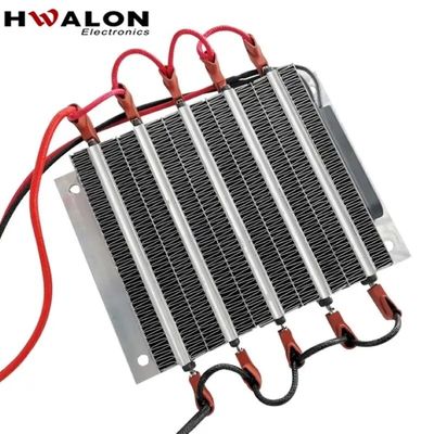 PTC ปกปิด เครื่องทําความร้อนอากาศเซรามิก อุปกรณ์ทําความร้อนความร้อนคงที่ 200W AC/DC 12V Incubator