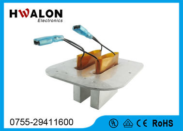 อลูมิเนียมกรณีเซรามิค PTC ฮีตเตอร์ฮีตเตอร์ 220V 800W รูปทรงสี่เหลี่ยมผืนผ้ากระแสไฟเข้าต่ำ