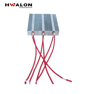 อุณหภูมิสูงไฟฟ้า Ptc 12v 100w เครื่องทำความร้อนเซรามิกองค์ประกอบ