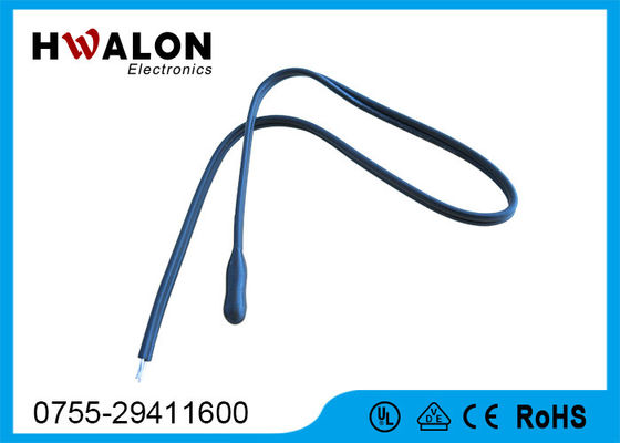 ตัวตรวจจับอุณหภูมิ NTC Thermistor สีดำสำหรับเครื่องปรับอากาศ