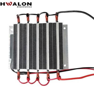 PTC ปกปิด เครื่องทําความร้อนอากาศเซรามิก อุปกรณ์ทําความร้อนความร้อนคงที่ 200W AC/DC 12V Incubator