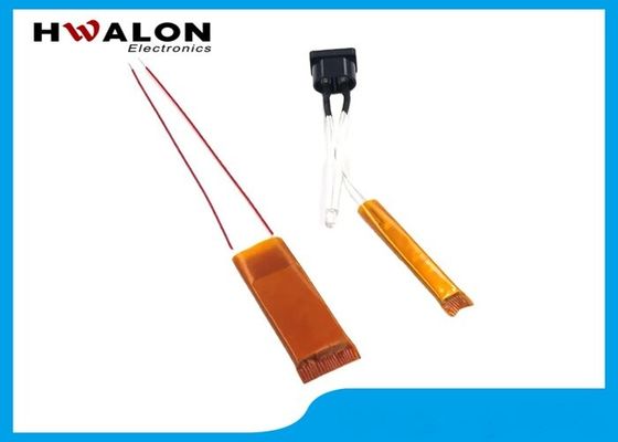 กระดาษสีเหลืองเซรามิก 12V องค์ประกอบความร้อน PTC สำหรับปืนกาวร้อน